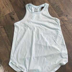 Blue athletic top